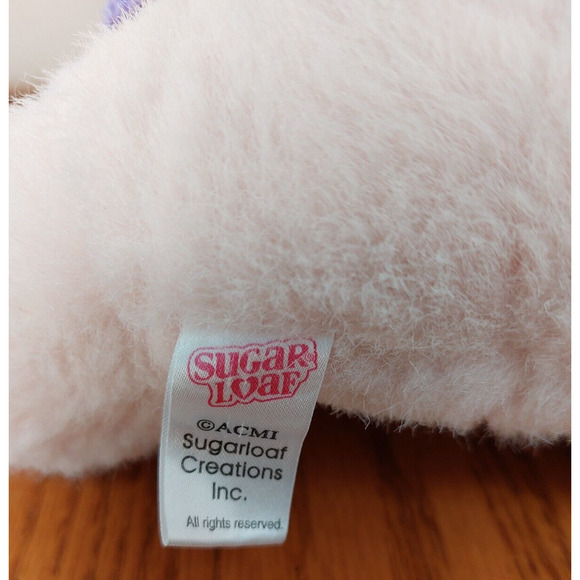 Sugarloaf Bunny Plush Stuffed Animal w/ Purple Knit Sweater & Tulip Flower - Picture 9 of 9